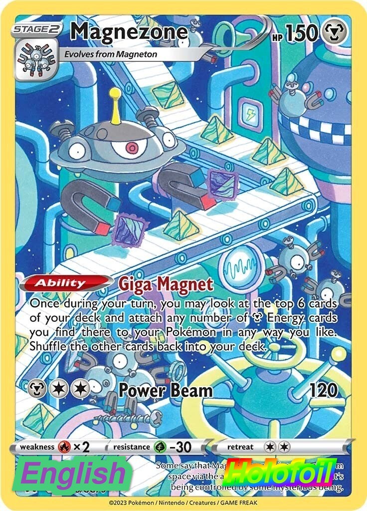 Pokemon- Magnezone [CRZ:GG - GG18/GG70] SWSH: Crown Zenith: Galarian Gallery ...