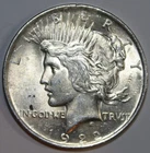 1922-P Peace Dollar - Extra Fine/AU - #2066E