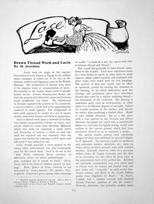 Antiker Druck gezeichnete Fadenarbeit und Lacis italienische Vögel Tiere Seiten 1904