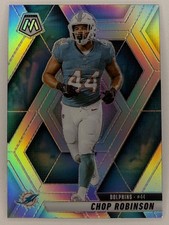 2025 Panini Mosaic Chop Robinson Silver Mosaic #20 Dolphins