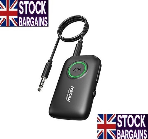 Mpow Bluetooth 5.0 Transmitter & Receiver Bluetooth Audio Adapter w aptX (B802) - Picture 7 of 16