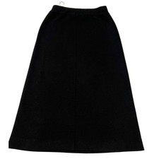 NWT Ba&Sh Jupe Holly Knit Midi Skirt Black A-...