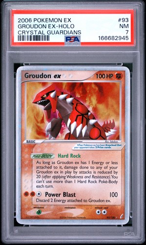 Groudon ex graded PSA 7 for sale on eBay