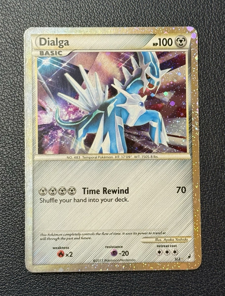 2011 Pokemon Shiny Dialga Call of Legends Secret Rare Holo Card #SL2 NM