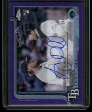 2025 Topps Chrome Update Logan Driscoll Rookie Debut Purple Refractor Auto #/250