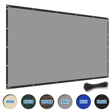 4' 5' 6' 8' Privacy Fence Screen Garden Yard Windscreen Mesh Outdoor Shade Cover