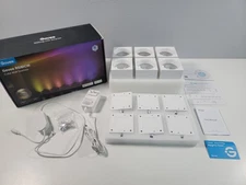 Govee RGBICW Cube Wall Sconces 6 Pack Smart LED Lights WiFi Alexa Music Sync