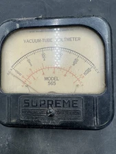 Antique Supreme Instruments Corp. Greenwood Mississippi Radio Meter