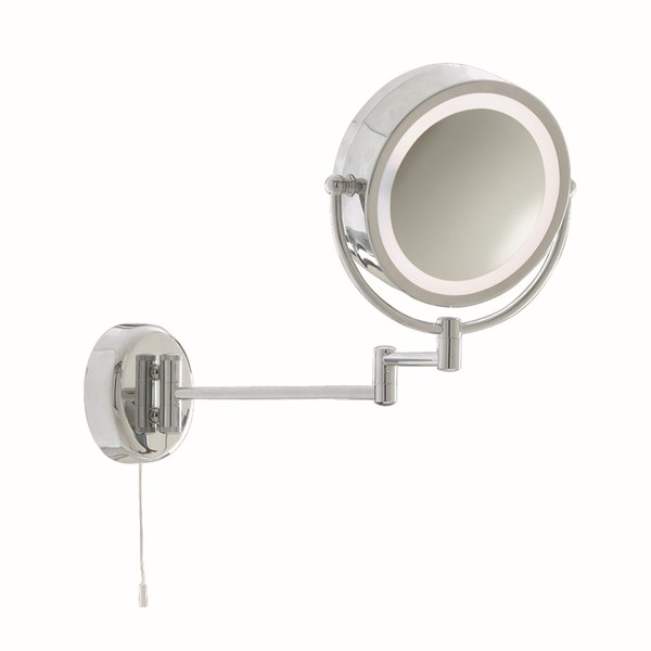 Stilvolle Moderne Wandleuchte In Chrom Wandlampe Schwenkbar E14 Bad Beleuchtung-image