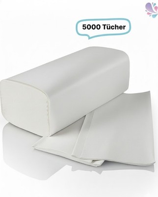 Papierhandtücher ZZ-Falz, Handtuchpapier, grau, 1-lagig, 5.000 Tücher je SET