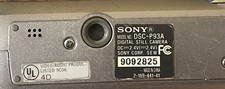 Sony 5.1 Mega Pixels Cybershot Digital Camera w/ Memory Card Working