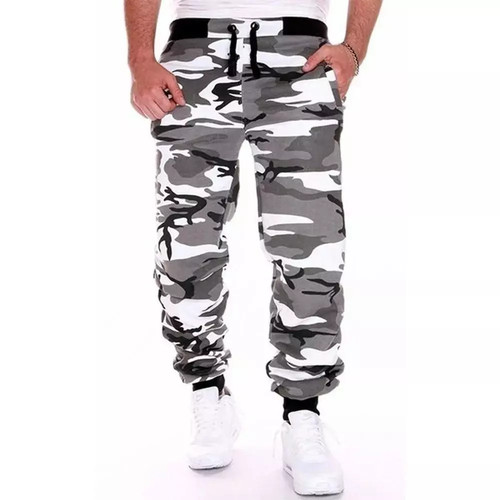 Camouflage Herren Cargo Combat Army Camouflage Sporthose Jogginghose Sweatpants Hose - Bild 24 von 30