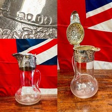 Superb Large Solid Silver Repoussè Claret Jug by Andrew Crespel HM.1859