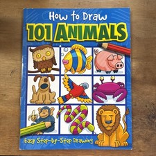 How to Draw 101 Animals by Barry Green 2015, Trade Paperback 