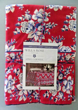 NWT April Cornell Tablecloth 60 x 60 WILLA RO...