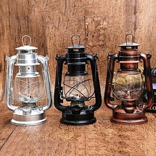 Kerosene Lights Hurricane Paraffin Hanging Lamp Lantern Camping Oil Light Retro