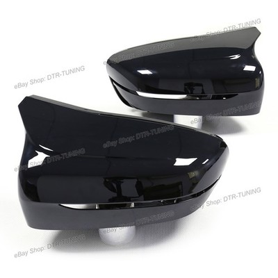 Gloss Black M Tuning Side Mirror Cover Caps For 2018-2024 BMW F90 M5 F91 F92 F93