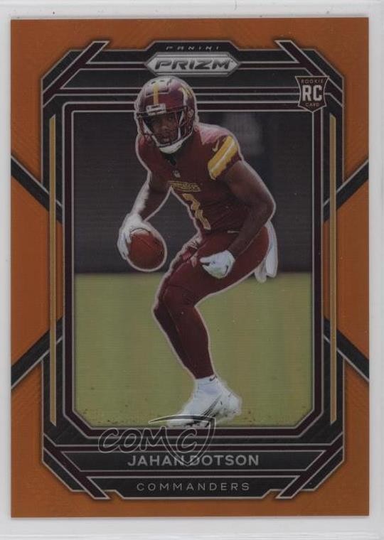2022 Panini Prizm Rookies Orange Prizm /249 Jahan Dotson #312 1pd