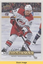 2019-20 Upper Deck UD Canvas Nino Niederreiter #C26 READ y0i