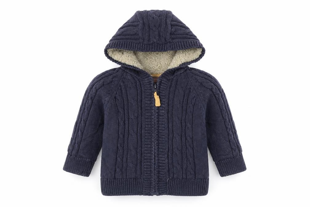 Abrigo básico bebé Marks & Spencer talla 0-3 meses azul argyle/diamante