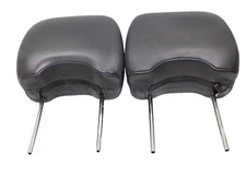2004-08 SUBARU FORESTER FRONT HEAD REST BLACK LEATHER SET OEM P/N 64061SA090ML