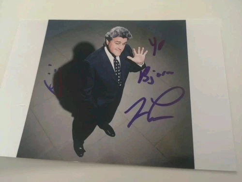 Jay Leno original autograph signed autograph Hollywood Talkmaster 