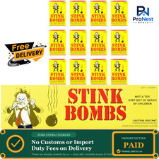 36 Stink Bombs Stinky Glass Gag Prank Fart Joke 1 case of 36
