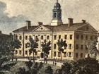 RUTGERS COLLEGE, 1844 Historic 1920 Framed Colored Lithograph — photo 7