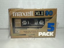 5 - Maxell XLII 90 EXTRA FINE EPITAXIAL TYPE II Cassettes SEALED Brand New brick