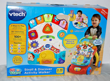 VTech Sit-to-Stand Stroll Discover Activity Walker New In Box Toy 9-36M