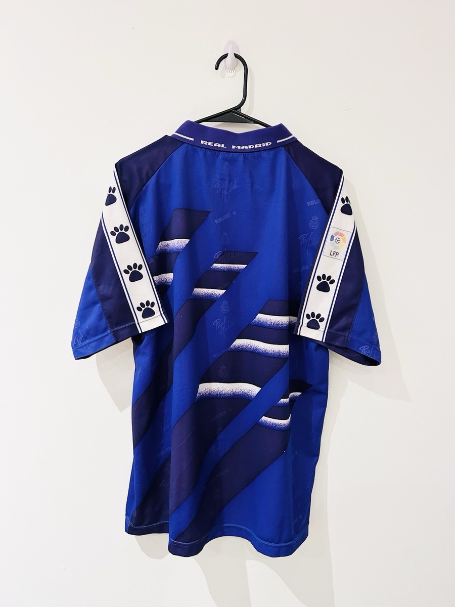 Real Madrid 1994/96 Away Jersey L + Shorts | eBay