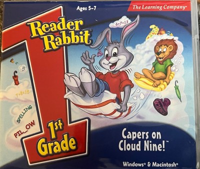 Reader Rabbit 1st Grade 1998 Compatible with Windows 11, 10, 8, 7, Vista, XP