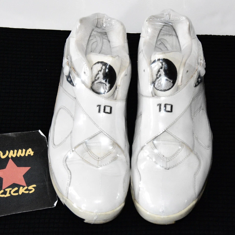 PROMO 2003 Nike Air Jordan 8 Low PE BIBBY SAMPLE size 12 RARE bred kaws unc Dmp - Image 4 of 4