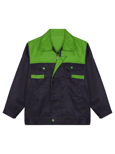 Women Men Long Sleeve Work Coat Pocket Shirts Workshop Mechanic Uniform Workwear - Bild 12 von 104
