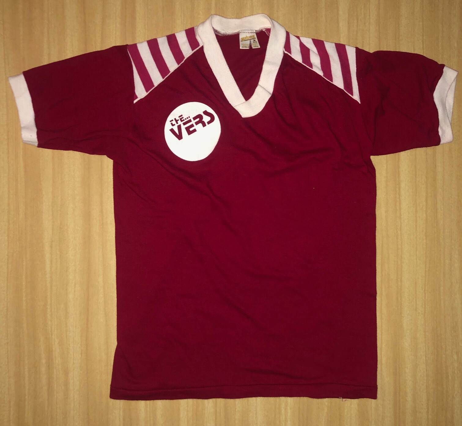 Vintage 1970s The Vers punk band ringer tee small v-neck