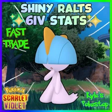6IV 🌟SHINY🌟 RALTS POKEMON SCARLET & VIOLET SHINY/NON-SHINY TIMID/JOLLY