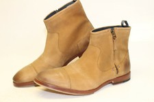 J.Shoes Mens Boots NWD Defect$198 Navarra S9501 Chukka Ankle Boots BROKEN ZIPPER