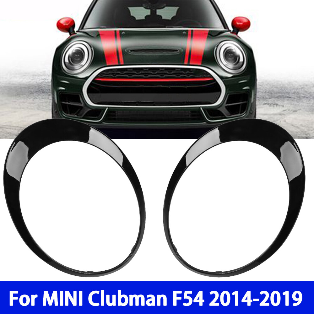 For MINI F54 Clubman 2014-2019 Right Left Headlight Chrome Ring