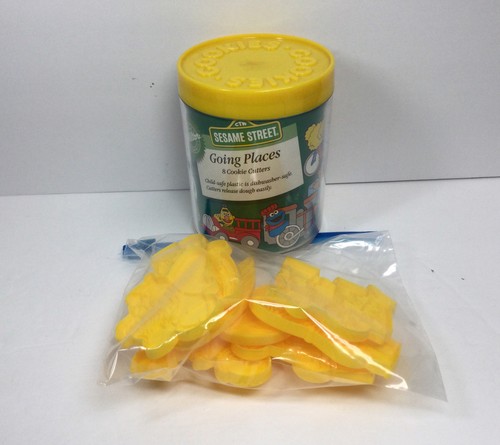 Vintage 1990 Wilton Sesame Street Cookie Cutters- Set Of 8 Big Bird Elmo