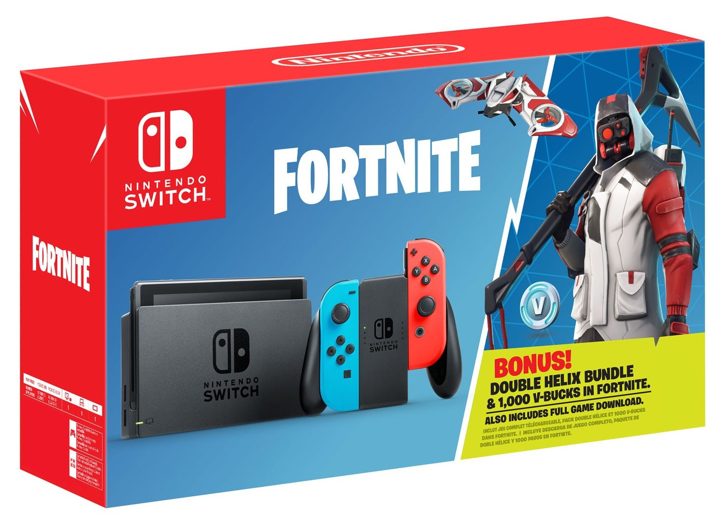 Nintendo Switch Fortnite Double Helix Console Bundle - 