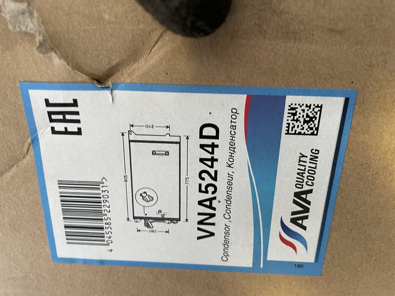 Condenseur climatisation VNA5244D anti-fuite pour remplacement de radiateur de clim