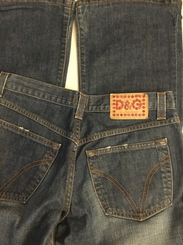 D&G Dolce & Gabbana Vintage Ittierre Medium Blue Denim Jeans Size 29 - Picture 6 of 9