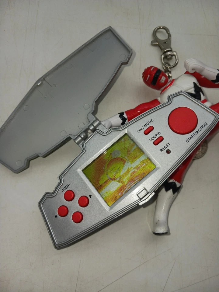 Llavero de colección Power Rangers Lost Galaxy LCD portátil videojuego MMPR Foto 2 de 3