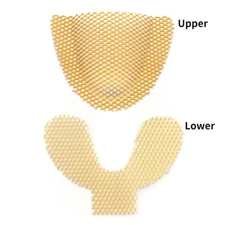 10Pcs Meta BesQual Dental Lab GRID STRENGTHENERS Reinforcement Mesh Gold Steel