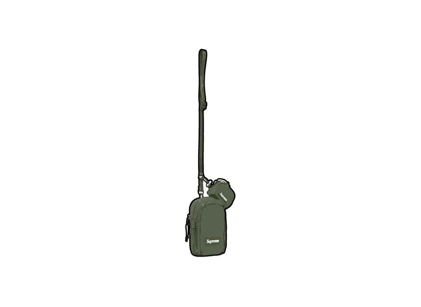 Sac pour appareil photo Supreme 25SS mini pochette olive