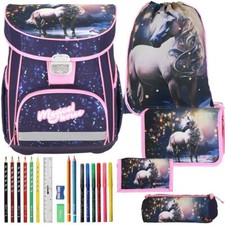 Spirit Schulranzen Set Vision Magic Horse Perd Schimmel Schultasche gefüllt