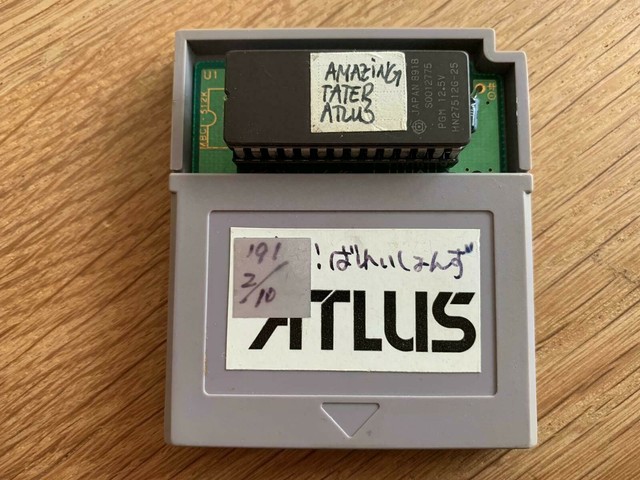 Amazing Tater Prototype 1991 Nintendo Gameboy Classic DMG Game Atlus Rare