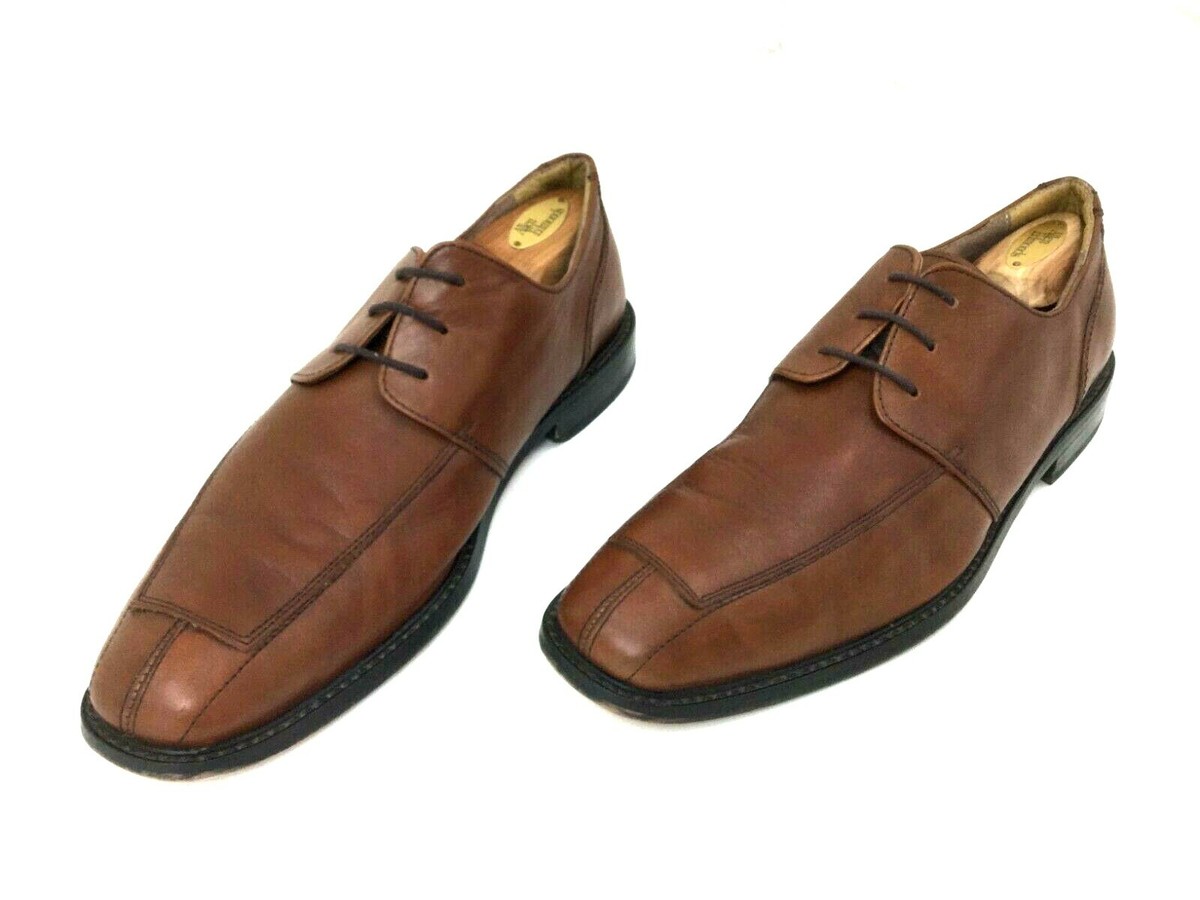 Imperial Cordovan Shoes Brown Leather Oxford 11175 Vtg Florsheim Imperial Shell Cordovan Brown V-Cleat Oxford  main image 4