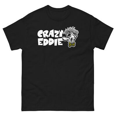 Crazy Eddie Electronics Black Graphic Tee Shirt Unisex classic tee