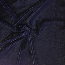 Navy Plush Triple Velvet Fabric Drapery clothing soft solid 45" wide per yard
